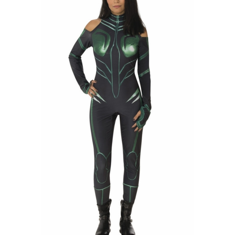 Hela costume Small  green and black